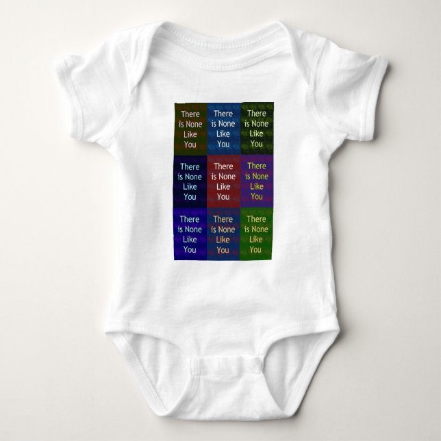 None Like You Baby Bodysuit (Front)