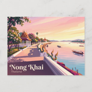 Nong Khai (Mekong River) Thailand Postcard