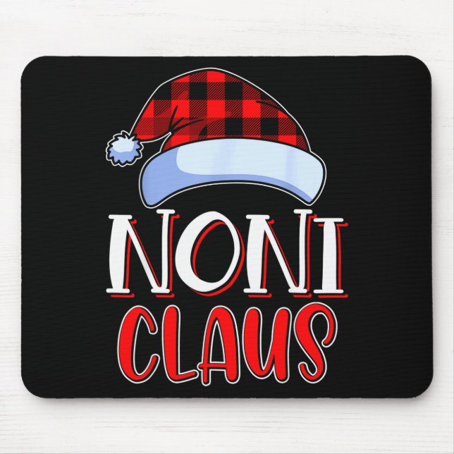 Noni Claus Santa Family Matching Christmas Pajamas Mouse Pad (Front)