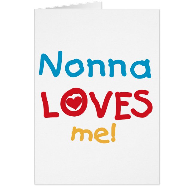 Nonna aime mes t-shirts et cadeaux (Devant)