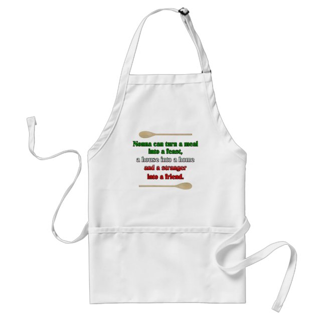 Nonna can turn a meal into a feast standard apron (Front)