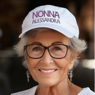 Nonna Casquette Brodé Personnalisé