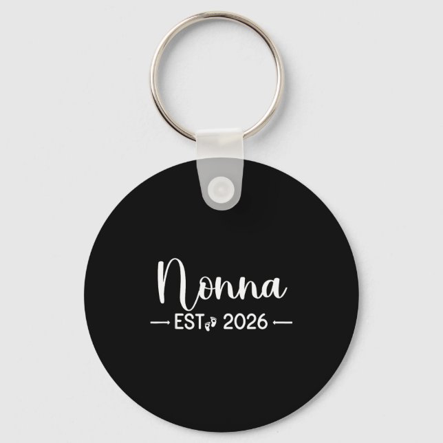 Nonna Est 2026 New Matching Mother To Be 2026  Keychain (Front)