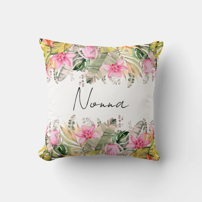 Nonna Floral Pillow (Front)