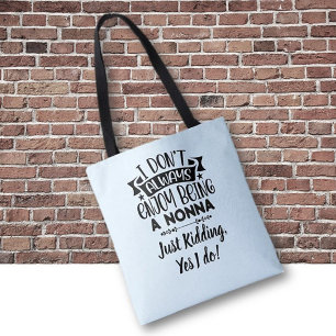 Nonna Gift! Artful humour for Grandma  Tote Bag