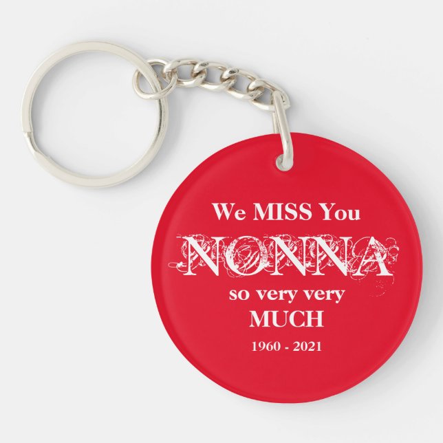 Nonna In Loving Memory Noms de famille souvenir (Devant)