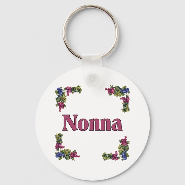 Nonna (Italian Grandmother) Keychain (Front)