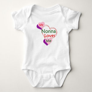 Nonna Loves Me Baby Bodysuit
