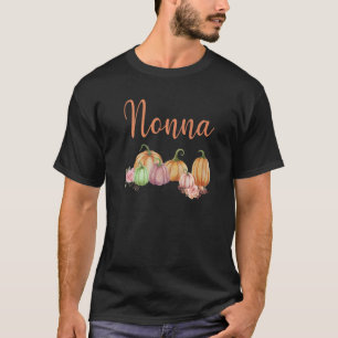 Nonna Of Little Pumpkin First Birthday Autumn Pump T-Shirt