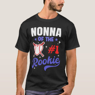 Nonna Of Rookie 1st Bysebyll Birthday Party Theme T-Shirt