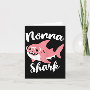 Nonna Shark Mother's Day Grandma Funny 1 Card