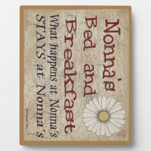 Nonna's Bed and Breakfast Ce qui se passe à Plaque