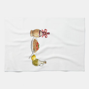 Nonna's Kitchen Coquette Aesthetic - Italian Summe Towel