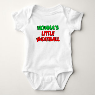 Nonna's Little Meatball Baby Bodysuit