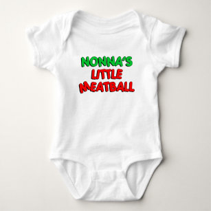 Nonna's Little Meatball Baby Bodysuit