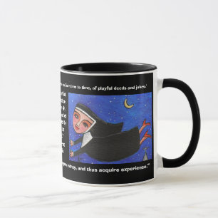 Nonne vilaine de vol - tasse de citations