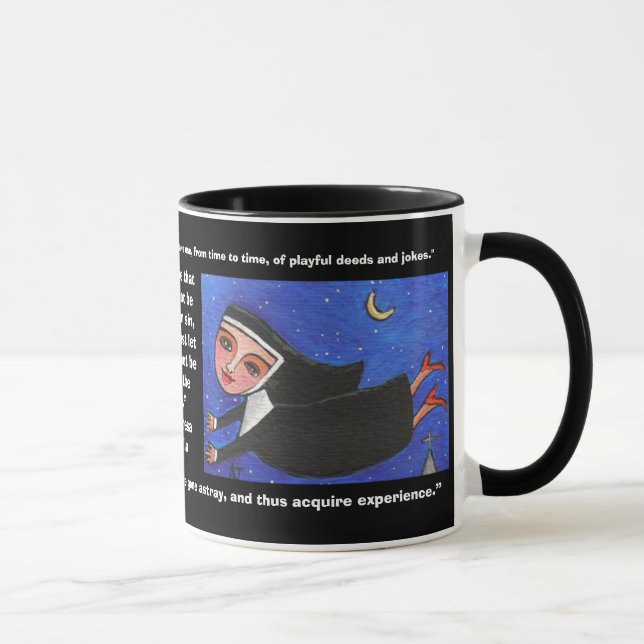 Nonne vilaine de vol - tasse de citations (Droite)