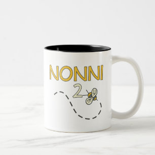 Nonni 2 Bee Two-Tone Coffee Mug