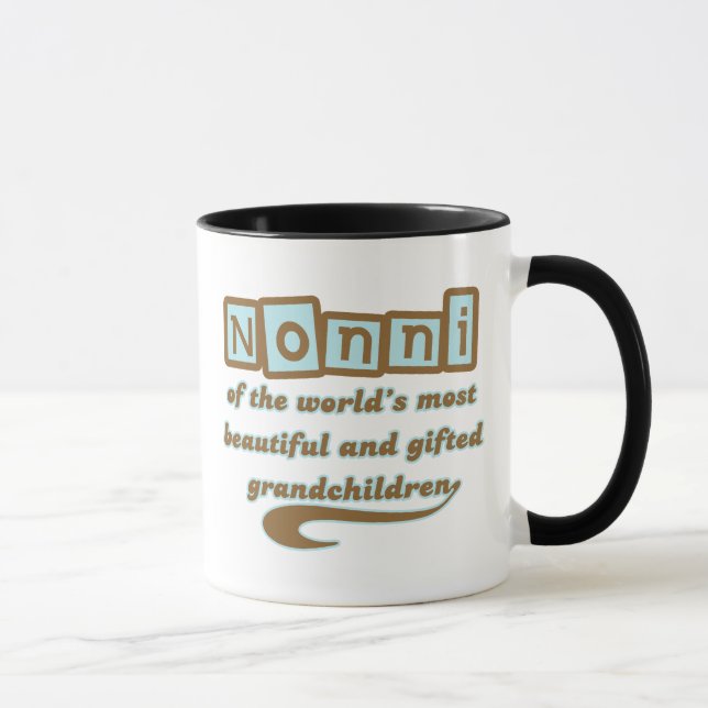 Nonni of Gifted Grandchildren Mug (Right)