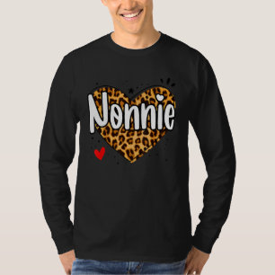 Nonnie For Women Grandma Mother's Day Christmas Bi T-Shirt