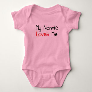 Nonnie Loves Me Baby Bodysuit