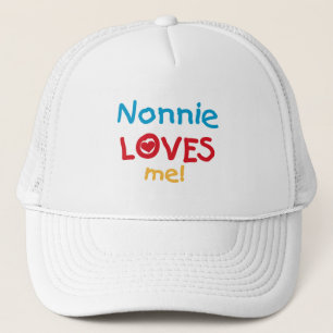 Nonnie Loves Me Tshirts and Gifts Trucker Hat