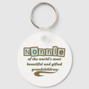 Nonnie of Gifted Grandchildren Keychain