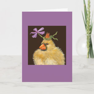 Nonnie the cardinal card