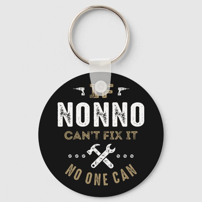 Nonno Can Fix It Keychain (Front)