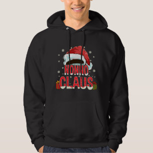 Nonno Claus Gifts Matching Family Christmas Hoodie