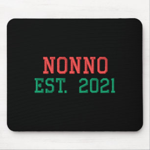 Nonno Est 2021 Embroidered T Shirt  Mouse Pad