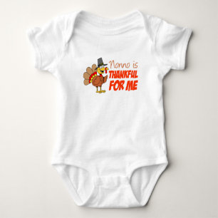Nonno Is Thankful For Me Baby Bodysuit