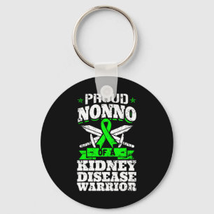Nonno Of A Kidney Disease Warrior Awareness Grandp Keychain