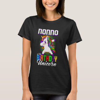 Nonno of the Birthday Princess Unicorn Dabbing Bda T-Shirt