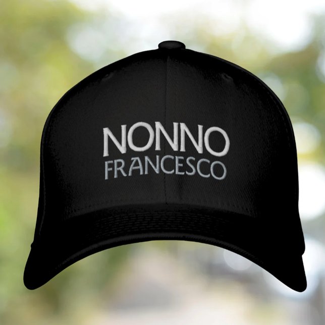 Nonno personalized embroidered cap (Nonno Personalized Embroidered Hat)
