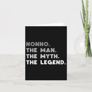Nonno The Man The Myth The Legend Cool Nonno Card