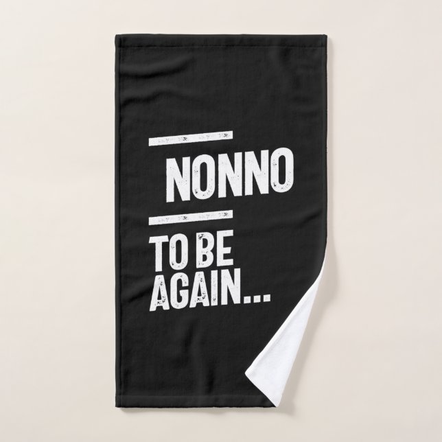 Nonno To Be Again | Grandfather Gift Hand Towel (Hand Towel)