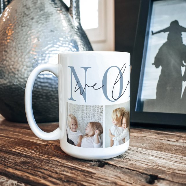 Nonno We Love You 4 Photo Collage Coffee Mug (Creator Uploaded)