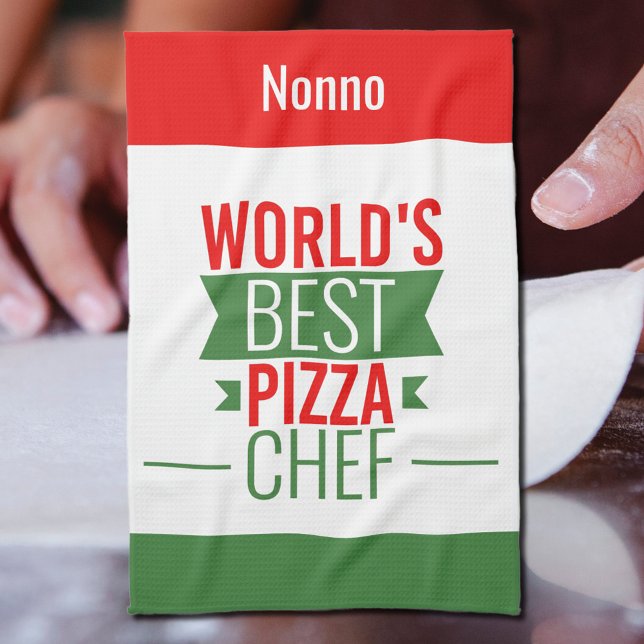 Nonno -World's Best Pizza Chef Kitchen Towel (Creator Uploaded)