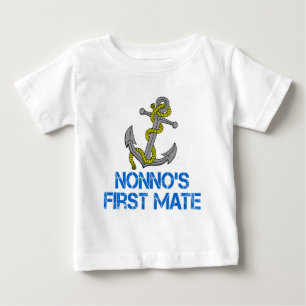 Nonno's First Mate Baby T-Shirt