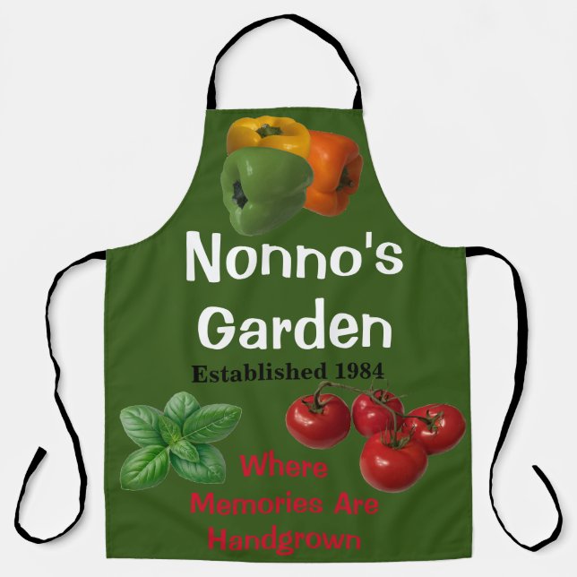 Nonno's Garden Apron (Front)