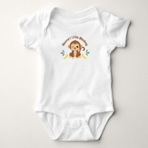 Nonno's Little Monkey Baby Bodysuit