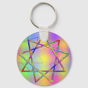 Nonogram Chakra Keychain