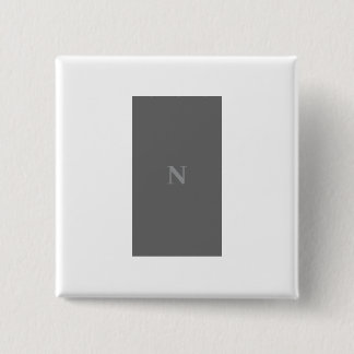 NONON SIMPLE LOGO CELL 2 INCH SQUARE BUTTON
