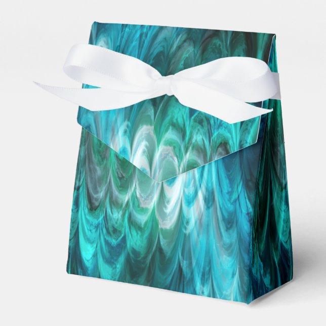 nonpareil kelpie teal : favor box (Front Side)