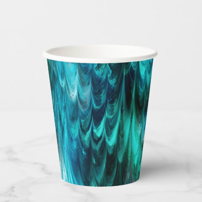 nonpareil kelpie teal : paper cups (Front)