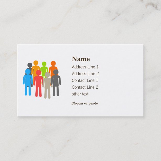 Social Worker Business Cards & Profile Cards | Zazzle CA