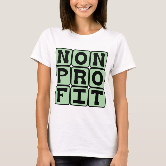 Nonprofit, Organization Designation T-Shirt (Front)