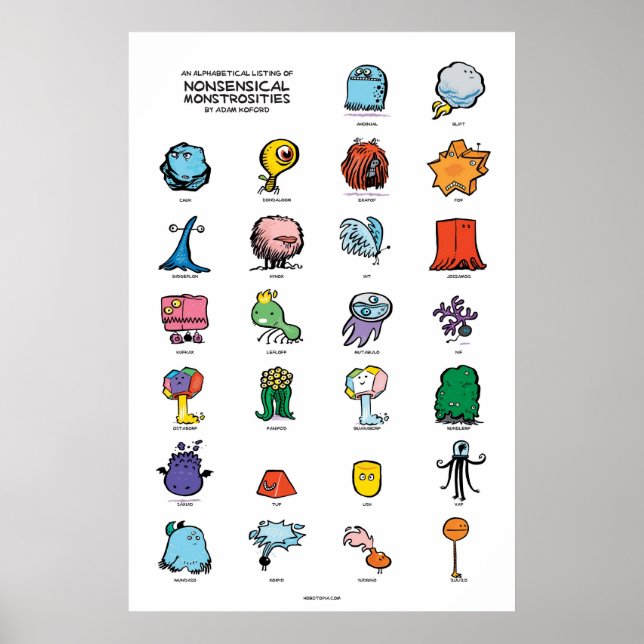 Nonsensical Monstrosities Poster (Front)