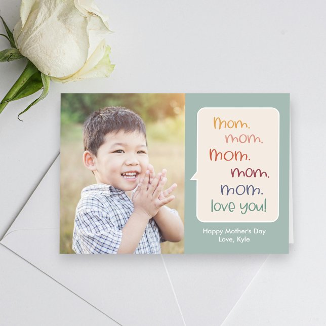 Nonstop Mom Mother's Day Card From Kid (Creator Uploaded)